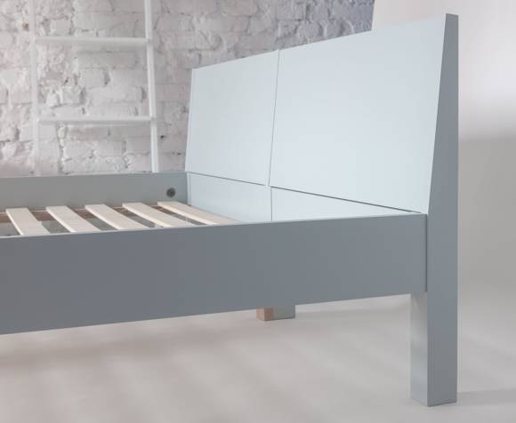 Ragaba DABI Bed W 140cm x L 220 cm / Light Grey Weihnachtsangebot
