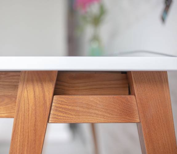 Ragaba LUKA Corner Desk W 115cm x D 85cm / White Oak Left Side Muttertagsangebot