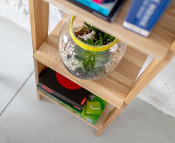 Ragaba ASHME Wooden Ladder Shelf 45x35x180cm Jubiläumsangebot