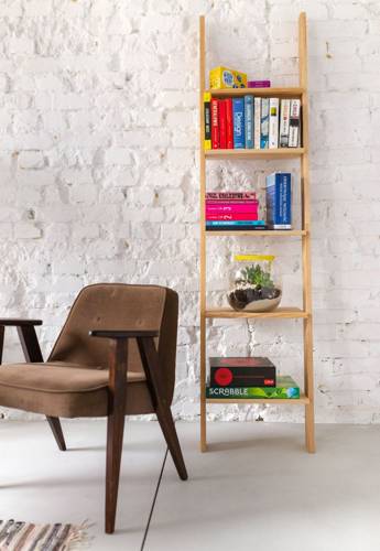 Ragaba ASHME Wooden Ladder Shelf 45x35x180cm Jubiläumsangebot