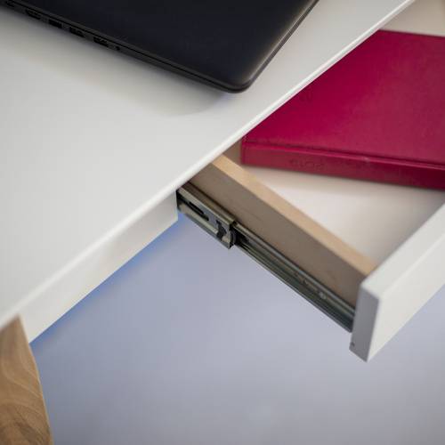 Ragaba LILLO Writing Desk 105x40cm Black Legs / Petrol Blue Lagerräumung