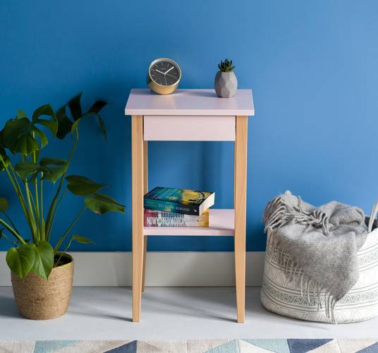Ragaba ENTLIK Bedside Table 40x35x70cm - Dusky Pink Zeitlich begrenztes Angebot