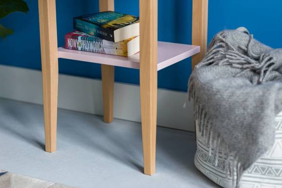 Ragaba ENTLIK Bedside Table 40x35x70cm - Dusky Pink Zeitlich begrenztes Angebot