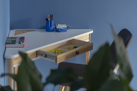 Ragaba ASHME Corner Desk 114x85x85cm - White Exklusive Angebote