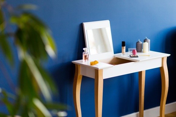 Ragaba LILLO Dressing Table with Mirror 85x35cm White Neuheiten