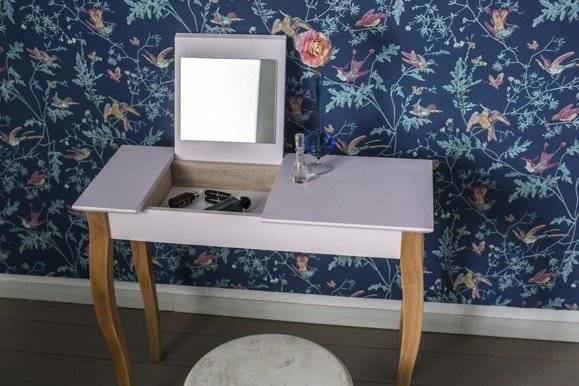 Ragaba LILLO Dressing Table with Mirror 85x35cm White Neuheiten