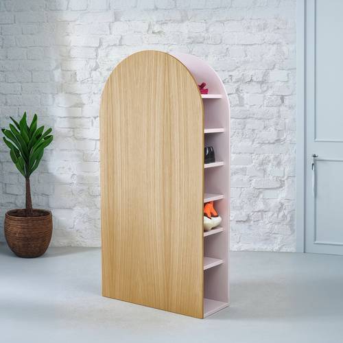 Ragaba JUBI Narrow Shoe Cabinet 65x25cm Powder Pink Räumungsverkauf