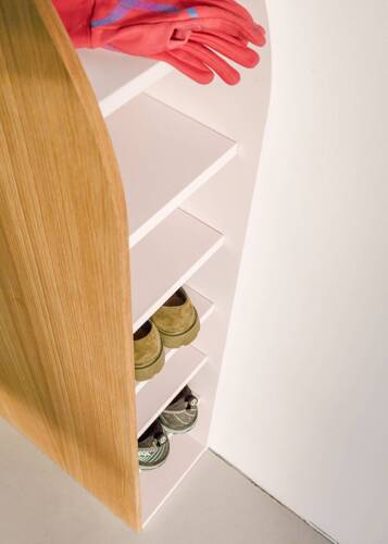Ragaba JUBI Narrow Shoe Cabinet 65x25cm White Sonderangebote
