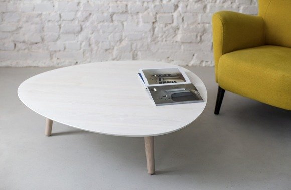 Ragaba Contrast PICK Coffee Table 103x97x31cm - White Wochenangebot