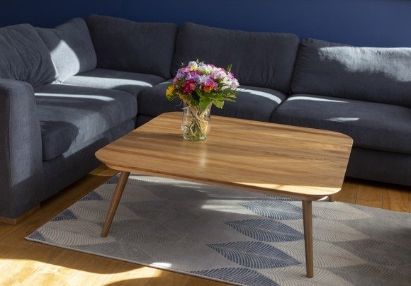 Ragaba Contrast TETRA Coffee Table 110x110x31cm - Oak Neueste Stile