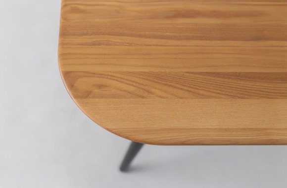 Ragaba CONTRAST Dining Table 180x90x75cm - Oak / Black Legs Letzte 2 Tage