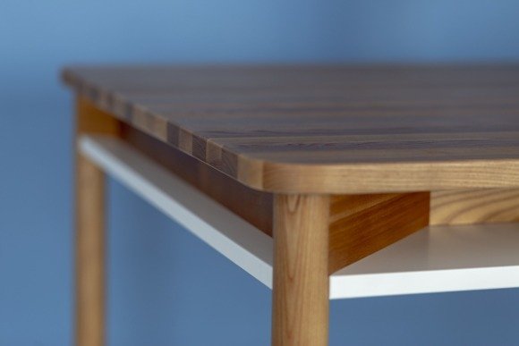 Ragaba ZEEN Dining Table with Shelf 140x90x75cm - Oak Letzter Tag