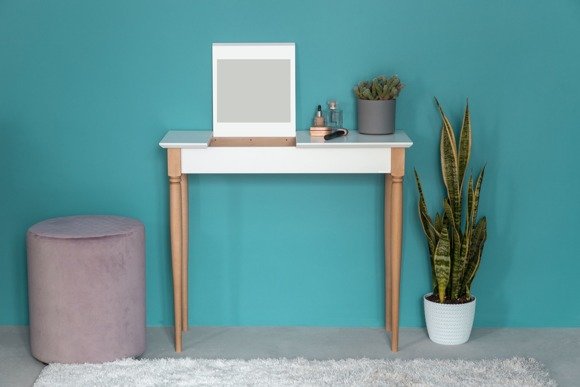 Ragaba MAMO Dressing Table with Mirror - 85x35cm Graphite Bis zu 65% Rabatt