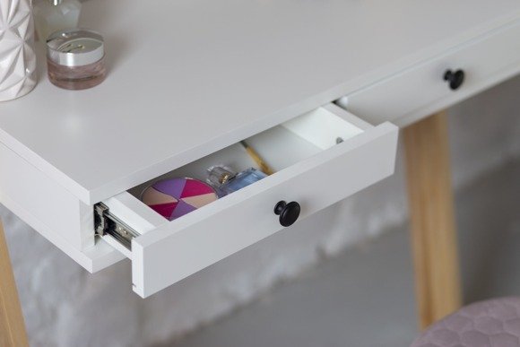 Ragaba LENO Ladder Shelf Desk 79x183cm - Ashwood / White Sonderangebot der Fabrik