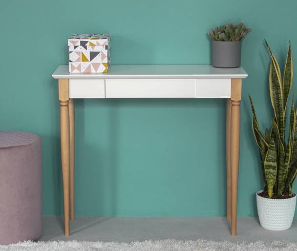 Ragaba MAMO Writing Desk 85x40cm - White Vierteljährliche Förderung