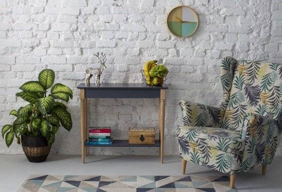 Ragaba MAMO Console Table 85x35cm - Graphite Discount Store für neue Produkte