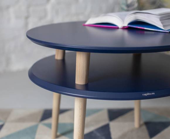 Ragaba UFO Coffee Table diam. 57cm x H 45cm - Navy Blue 50% Rabatt mit kostenlosem Versand