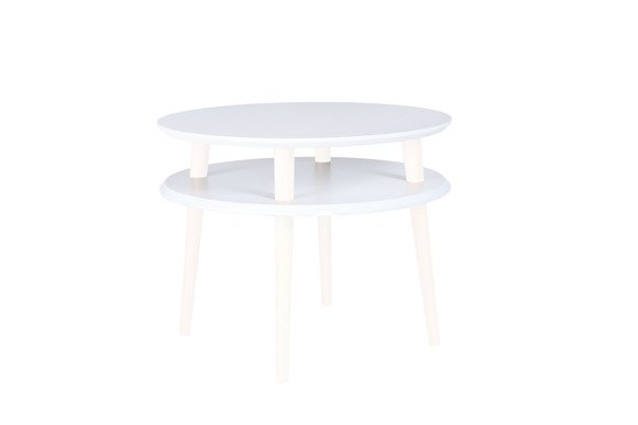 Ragaba UFO Coffee Table diam. 57cm x H 45cm - White/White Legs Fabrikladen