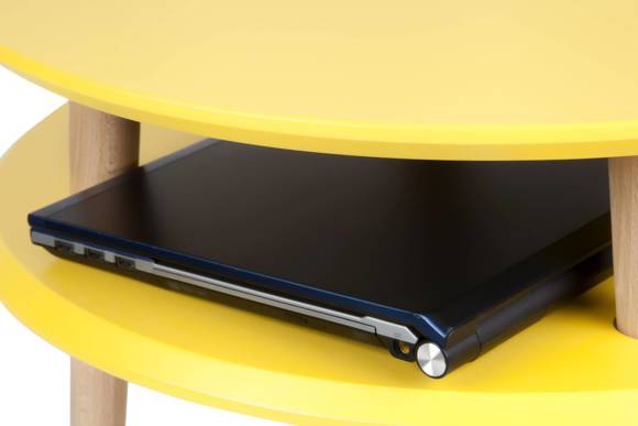 Ragaba UFO Side Table diam. 45cm x height 61cm - Dark grey/black legs zollfrei