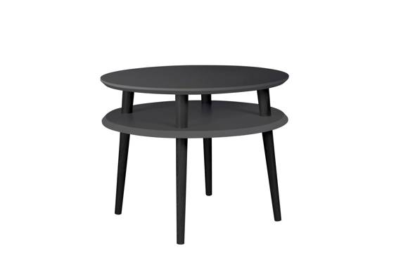 Ragaba UFO Coffee Table diam. 57cm x H 45cm - Graphite/Black Legs 50% Rabatt für begrenzte Zeit