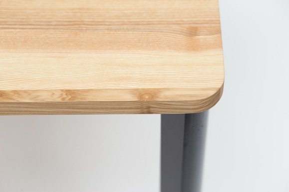 Ragaba TRIVENTI Ashwood Dining Table 80x80cm - Black Round Legs 2025