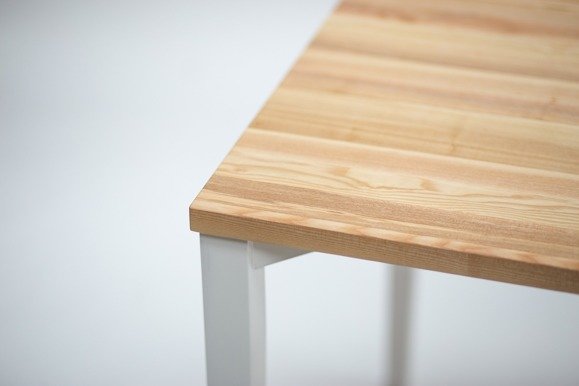 Ragaba TRIVENTI Ashwood Dining Table 120x80cm - White Round Legs Online