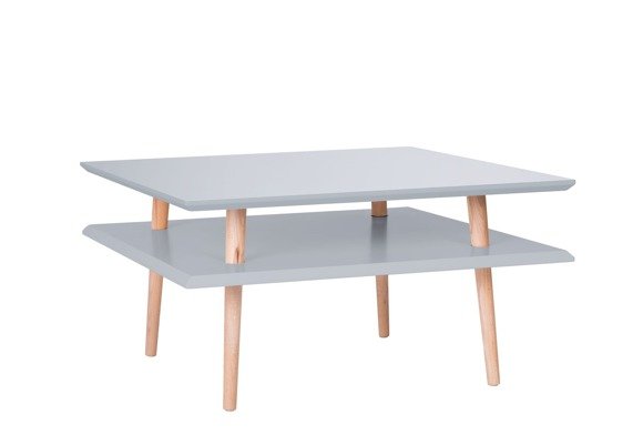 Ragaba SQUARE low Coffee Table 68x68x35cm - Dark Grey Auslauf