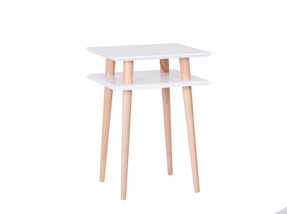 Ragaba SQUARE Coffee Table 43x43x61cm - White Verkauf