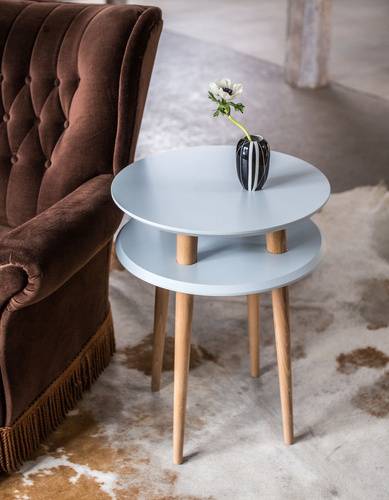Ragaba UFO Side Table diam. 45cm x H 61cm - Light grey Angebote