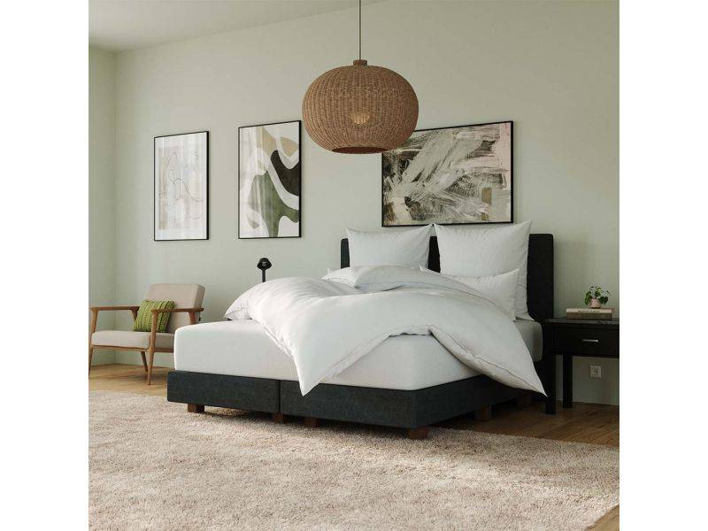 Ribeco RIBECO Ballonbetten 2er Set Leon 20% Daune Super Sparpreis