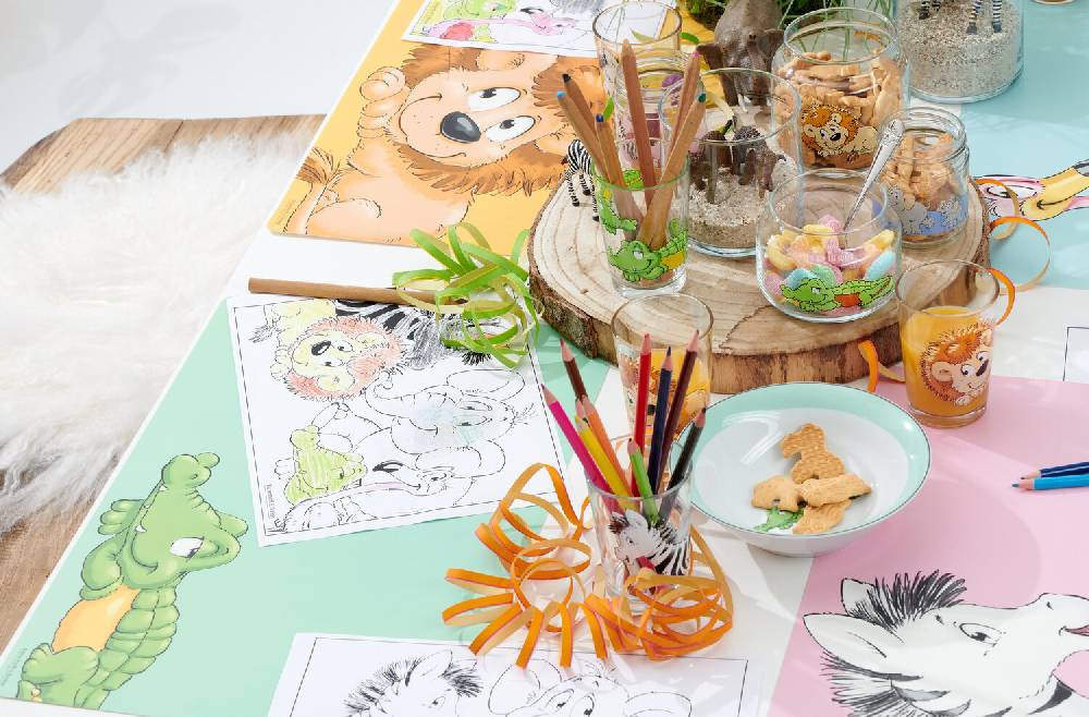 Ritzenhoff & Breker Happy Zoo Kindertischset Begrenztes Angebot