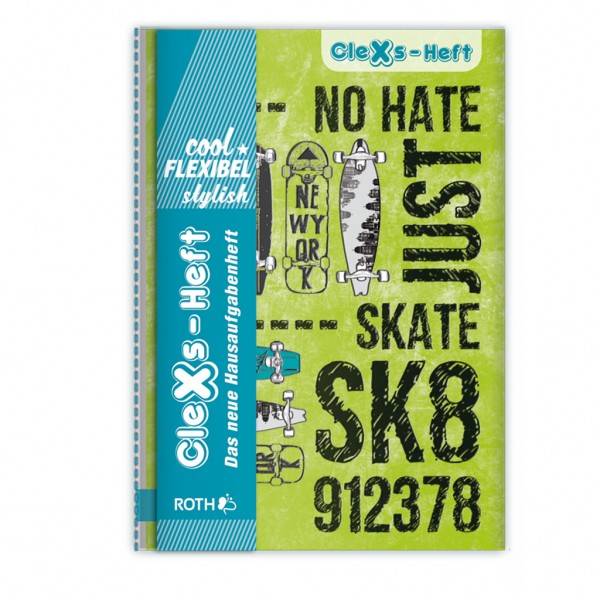﻿Roth Ideen Hausaufgabenheft CleXs Skateboard