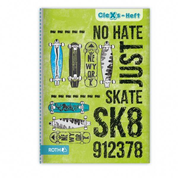 ﻿Roth Ideen Hausaufgabenheft CleXs Skateboard Kostenloser Versand international