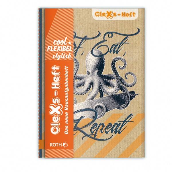 Roth Ideen Hausaufgabenheft CleXs Octopus