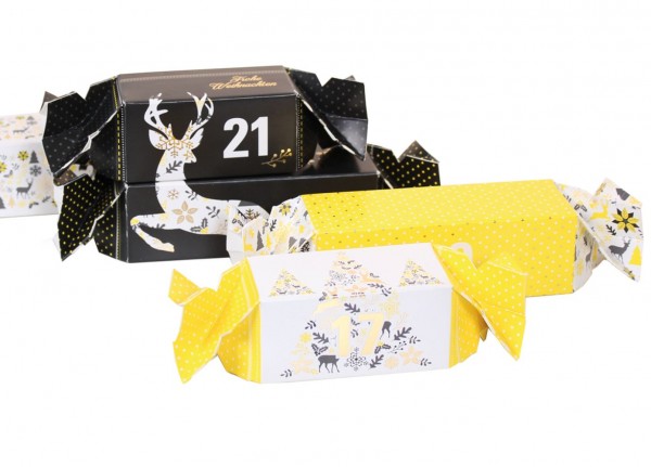 Roth Ideen 24 Adventsbonbons - 24 Boxen in 2 verschiedenen Größen
