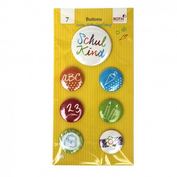 Roth Ideen Schulanfangs-Serie Flinki & Schlau Buttons
