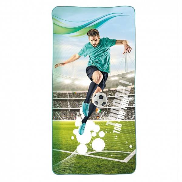 Roth Ideen Kinder-Badetuch Fußballer 60x120 cm