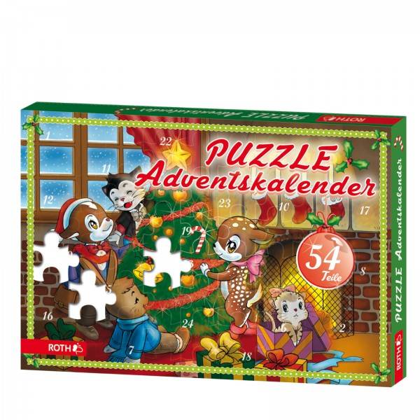 Roth Ideen Puzzle-Adventskalender für Minis Räumungsverkauf