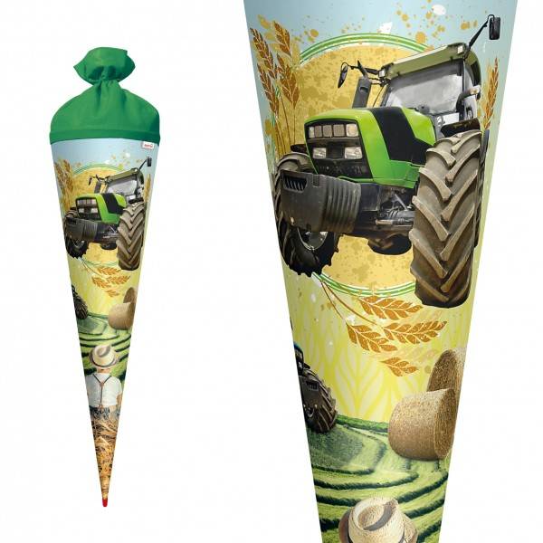 Roth Ideen Schultüte groß 70cm, Traktor Nur für heute