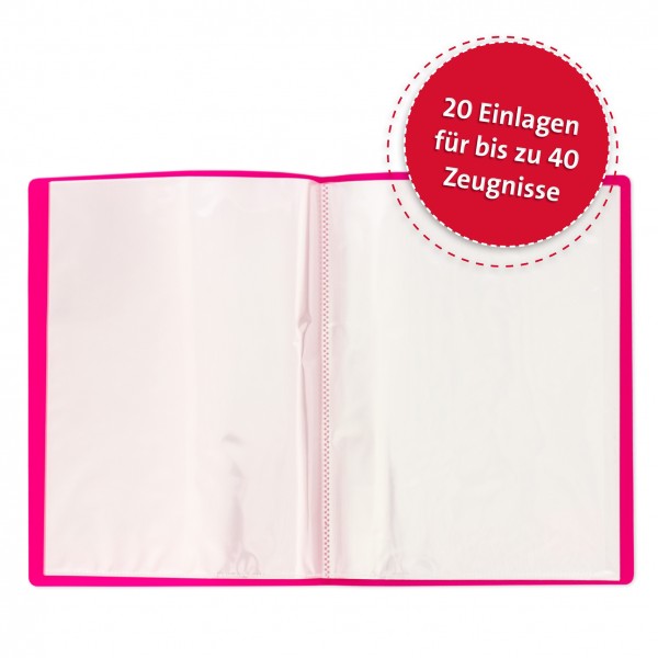 Roth Ideen Zeugnismappe Basic Magenta Angebote