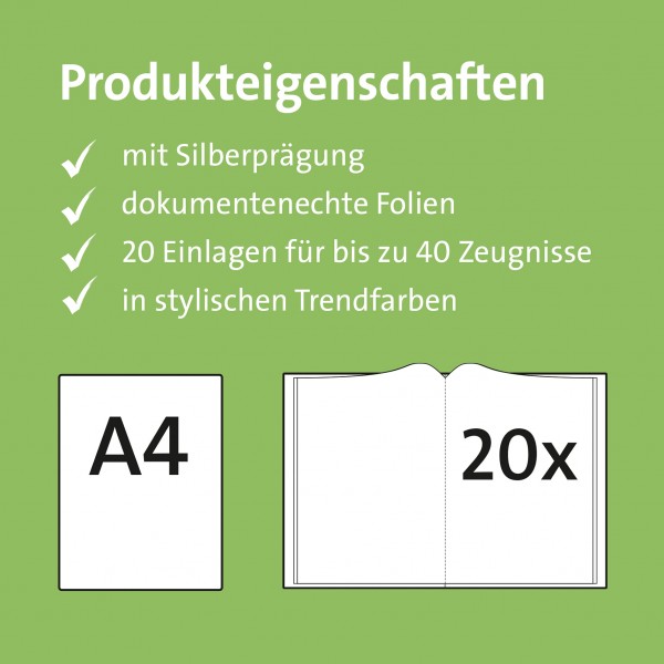 Roth Ideen Zeugnismappe Basic Grün Hotsell