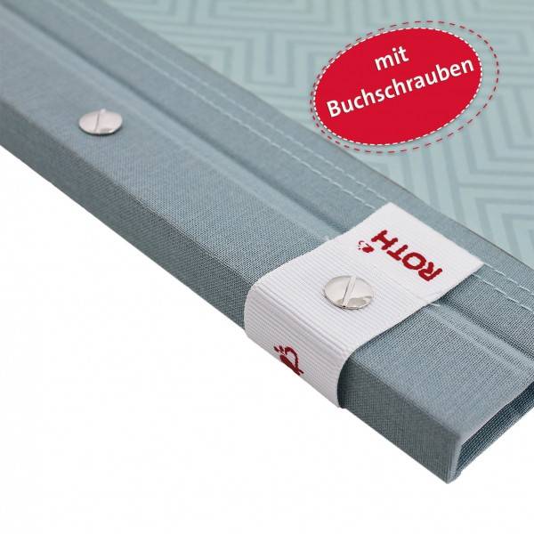 Roth Ideen Zeugnismappe Pattern mit Buchschrauben Dusty Mint Meist gekauft