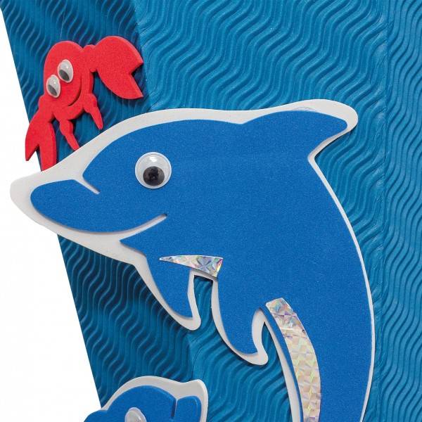 Roth Ideen Bastelset Schultüte groß 68cm, Delfin Lagerräumung