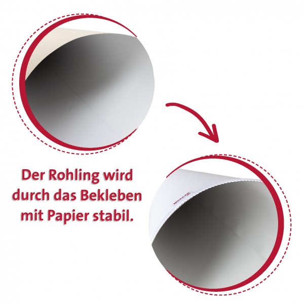 Roth Ideen Rohling klein 35cm, grau ohne Verschluss Neuheiten