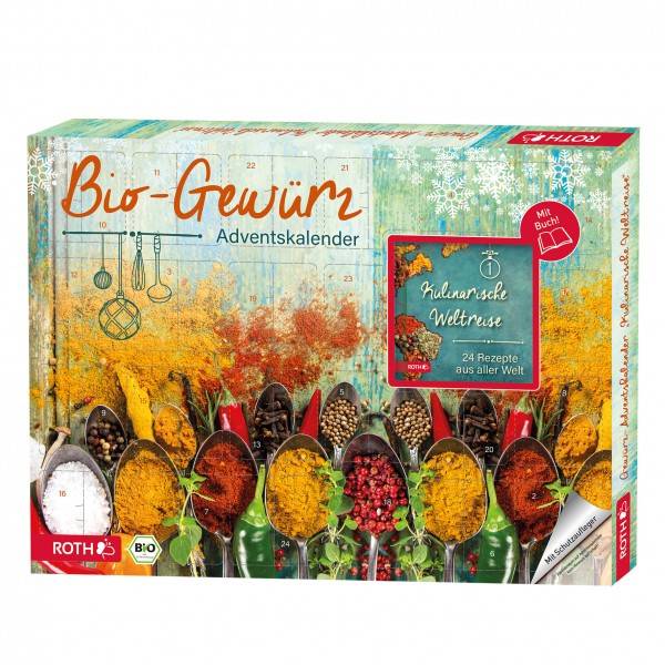 Roth Ideen Bio Gewürz Adventskalender - Gewürzemischungen Kauf eins, bekomm eins gratis