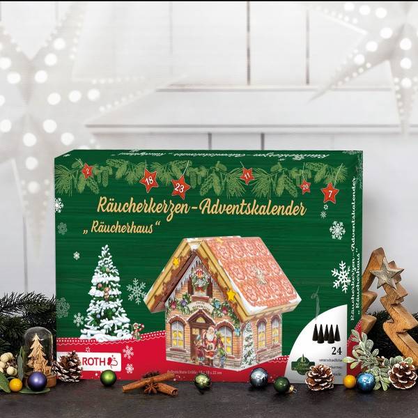 Roth Ideen Adventskalender Räucherhaus Weihnacht Sonderangebote