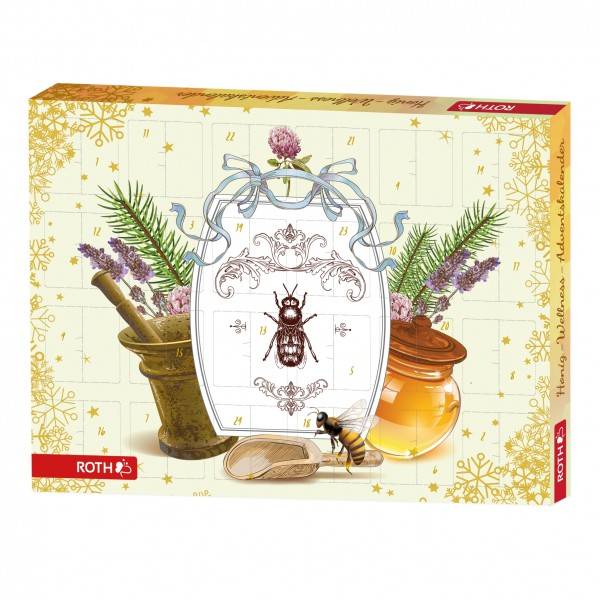 Roth Ideen Honig-Wellness-Adventskalender mit 24 Wellnessartikeln mit Honig Riesige Ersparnisse