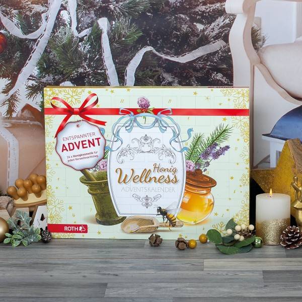 Roth Ideen Honig-Wellness-Adventskalender mit 24 Wellnessartikeln mit Honig Riesige Ersparnisse