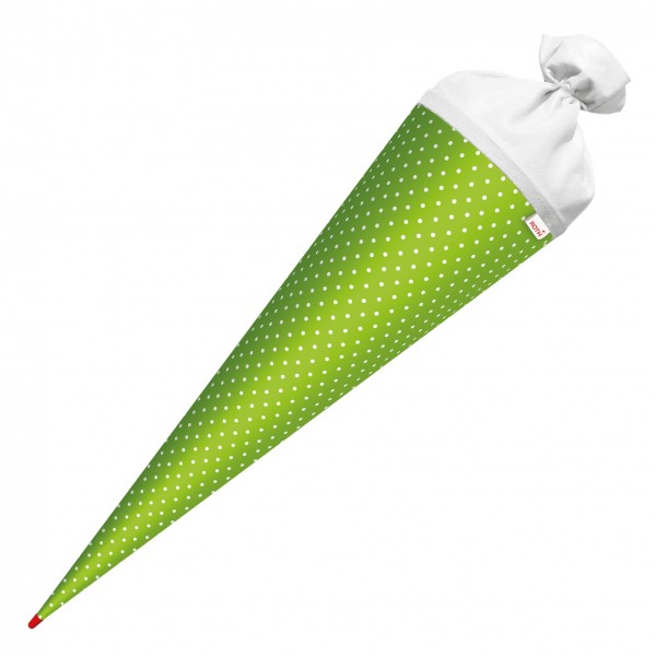 Roth Ideen Basteltüte groß 70cm, Grün mit weißen Punkten Discount Store für neue Produkte