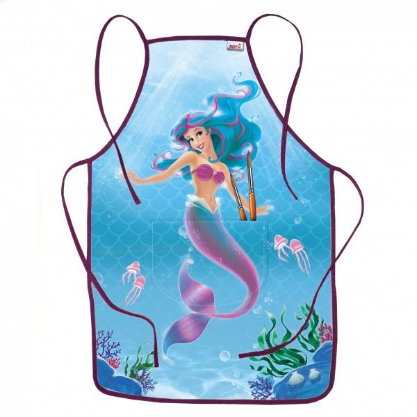 Roth Ideen Kinderschürze, ca. 40x60 cm, zum Malen und Basteln, 100% Polyester, Meerjungfrau Outlet